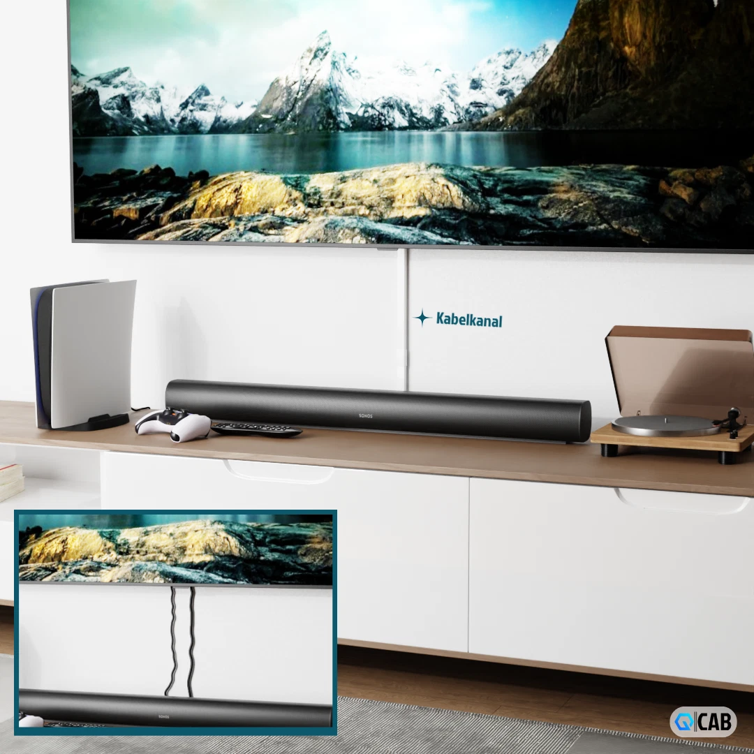 Vorher: lose Kabel