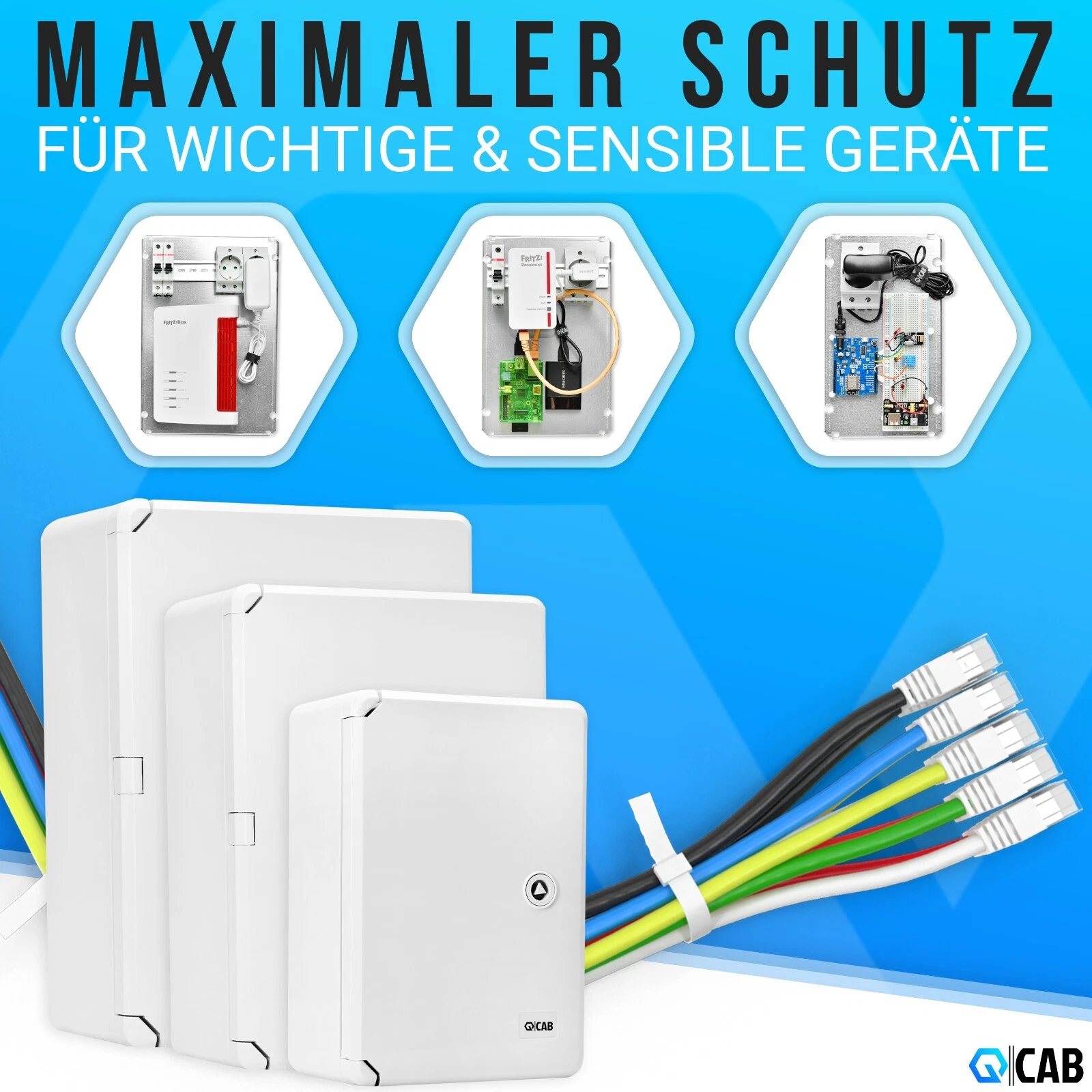 QCAB Verteilerkasten mit IP65-Schutz